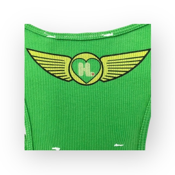 new Harajuku Lovers ❤︎ Gwen Stefani Face Graphic Tank Top ❤︎ Emerald Green ❤︎ XL - Picture 7 of 16